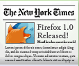 New York TimesにFireFox v1.0の広告を！キャンペーン